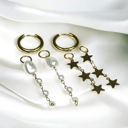 Boucles d’oreilles interchangeables