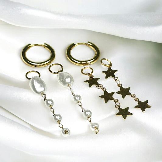 Boucles d’oreilles interchangeables