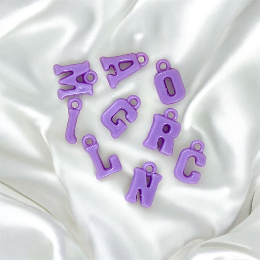 Charms Lettre Violette